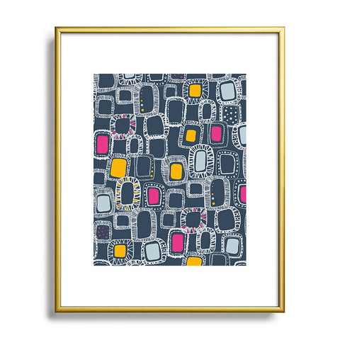 Rachael Taylor Shapes And Squares 1 Metal Framed Art Print
