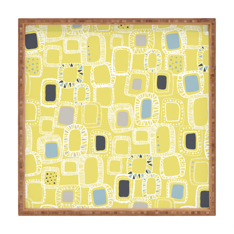 Rachael Taylor Shapes And Squares Green Square Tray