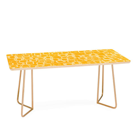 Rachael Taylor Shapes and Squares Mustard Coffee Table