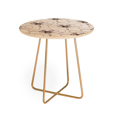 Rachael Taylor Tonal Floral Round Side Table