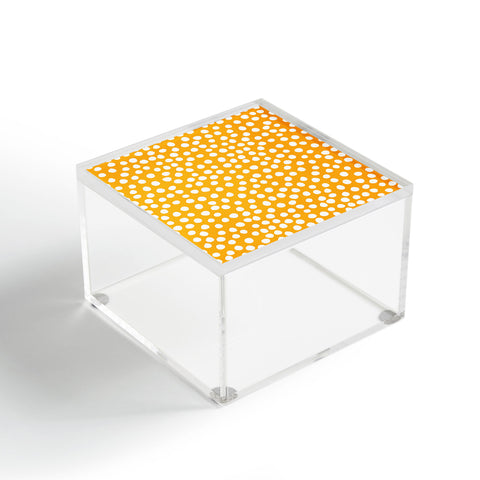 Rachael Taylor Urban Dot Mustard Acrylic Box