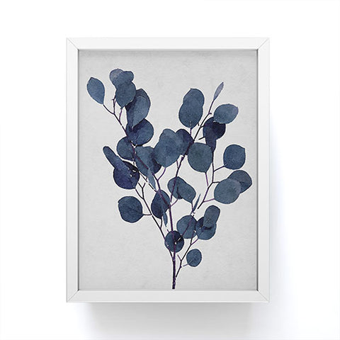 Rachel Elise Eucalyptus Leaf Stem Botanical Framed Mini Art Print