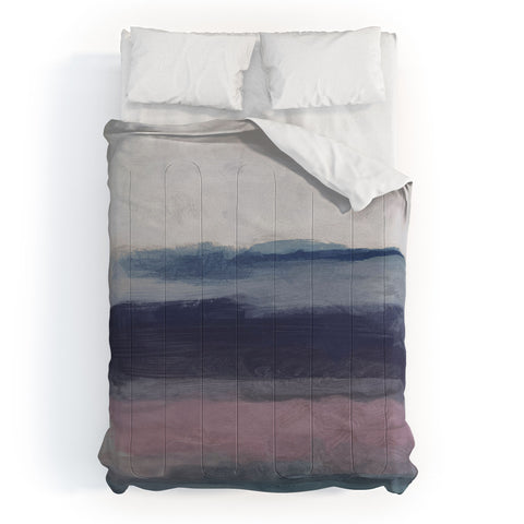 Rachel Elise Purple Waves Comforter