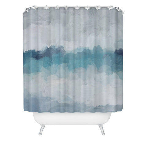 Rachel Elise Stormy Seas Shower Curtain