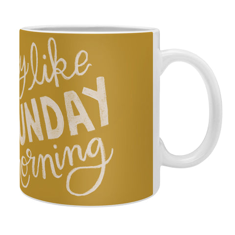 Rachel Szo Easy Like Sunday Morning Coffee Mug