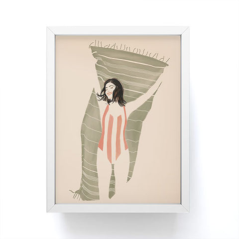 Rachel Szo Lifes A Beach 1 Framed Mini Art Print