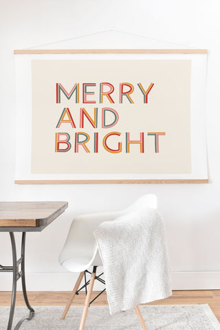 Rachel Szo Merry and Bright Light Art Print And Hanger