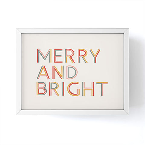 Rachel Szo Merry and Bright Light Framed Mini Art Print