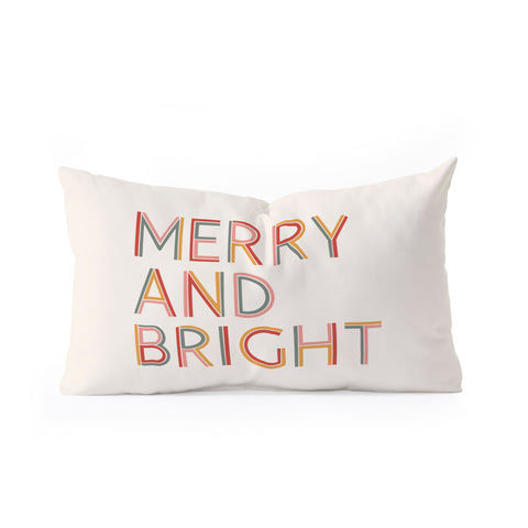 Rachel Szo Merry and Bright Light Oblong Throw Pillow