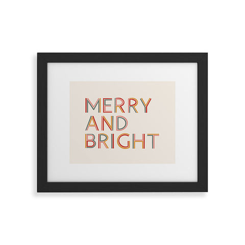 Rachel Szo Merry and Bright Light Framed Art Print