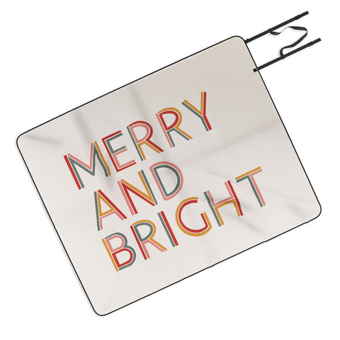 Rachel Szo Merry and Bright Light Picnic Blanket