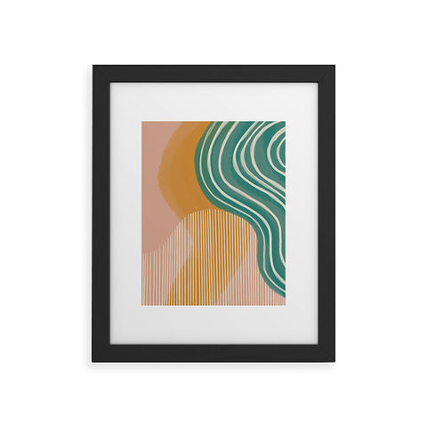 Rachel Szo Morning Swim Framed Art Print
