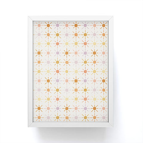 Rachel Szo Sunny Pattern Framed Mini Art Print