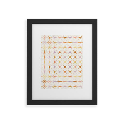 Rachel Szo Sunny Pattern Framed Art Print