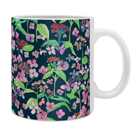 Rachelle Roberts Hydrangea Flower Print Coffee Mug