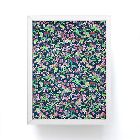 Rachelle Roberts Hydrangea Flower Print Framed Mini Art Print