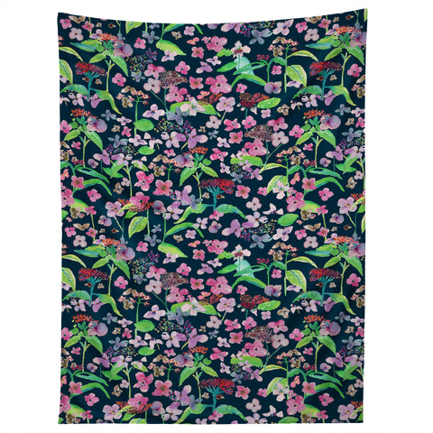 Rachelle Roberts Hydrangea Flower Print Tapestry