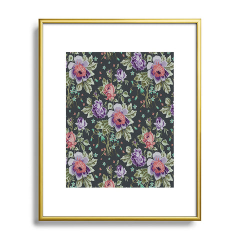 Rachelle Roberts Spring Floral Metal Framed Art Print