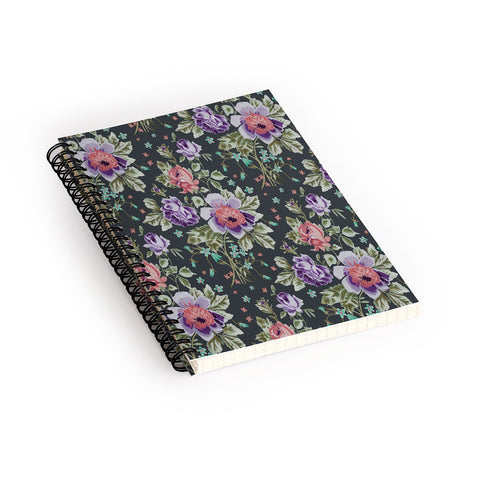 Rachelle Roberts Spring Floral Spiral Notebook