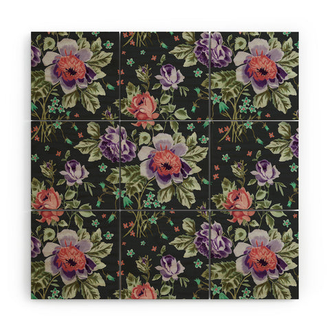 Rachelle Roberts Spring Floral Wood Wall Mural
