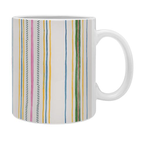 Rachelle Roberts Ticker Stripe Coffee Mug