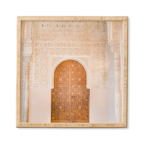 raisazwart Alhambra door Granada Spain Framed Wall Art