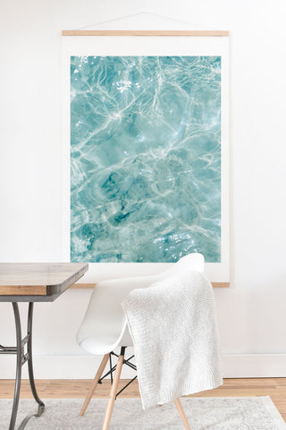 raisazwart Clear blue water Colorful ocean Art Print And Hanger