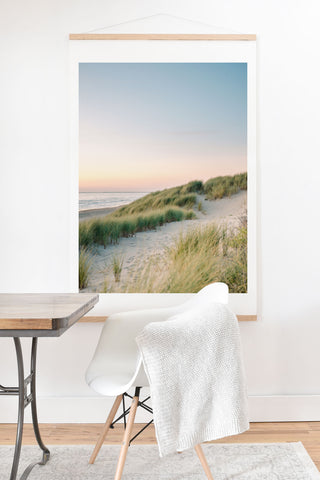 raisazwart Dunes of Holland Sunset Art Print And Hanger