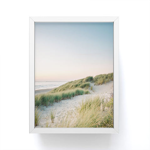 raisazwart Dunes of Holland Sunset Framed Mini Art Print