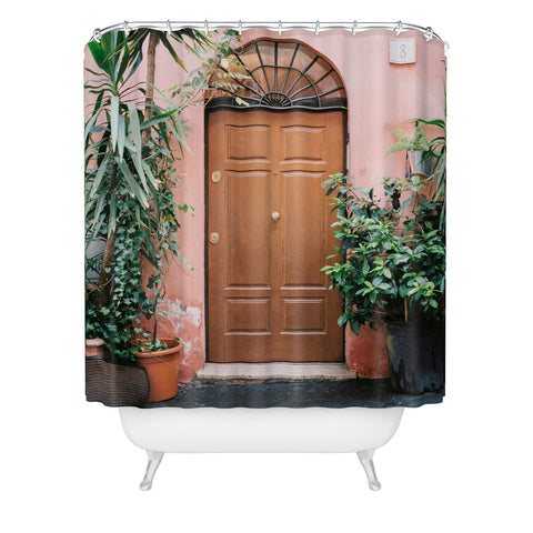 raisazwart Front door of Rome Shower Curtain