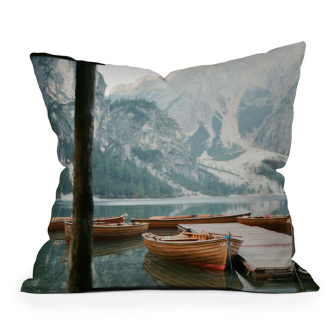 raisazwart Lago di Braies Throw Pillow