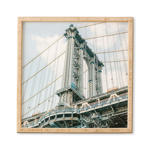 raisazwart Manhattan bridge New York City Framed Wall Art