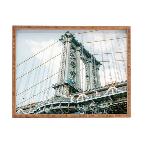 raisazwart Manhattan bridge New York City Rectangular Tray