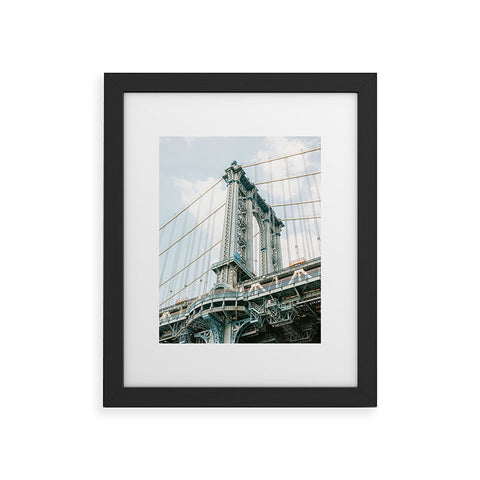 raisazwart Manhattan bridge New York City Framed Art Print