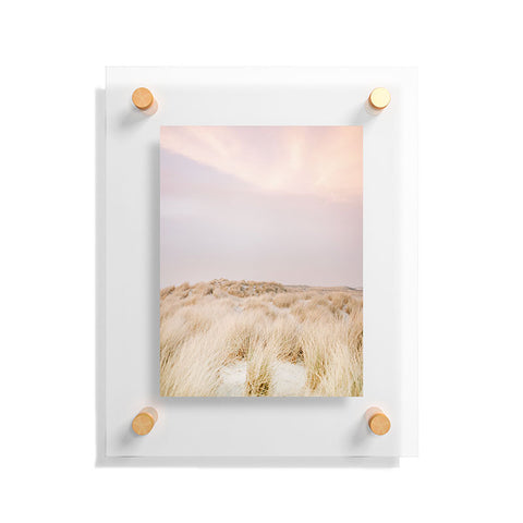 raisazwart Pastel coastal sky Ameland island Floating Acrylic Print