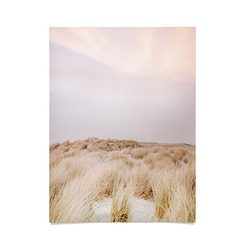 raisazwart Pastel coastal sky Ameland island Poster