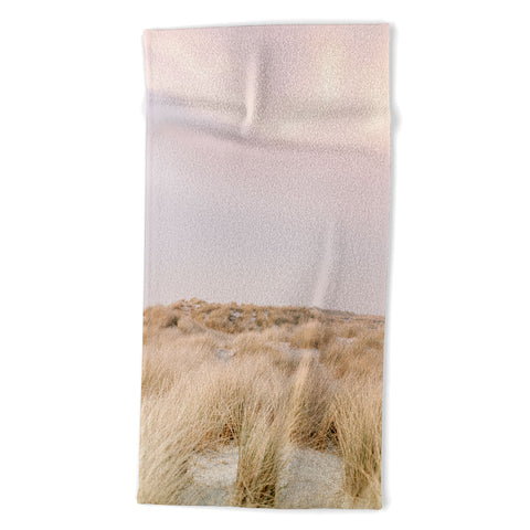 raisazwart Pastel coastal sky Ameland island Beach Towel