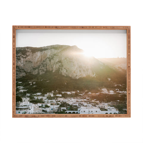 raisazwart Town of Capri Mountain View Rectangular Tray