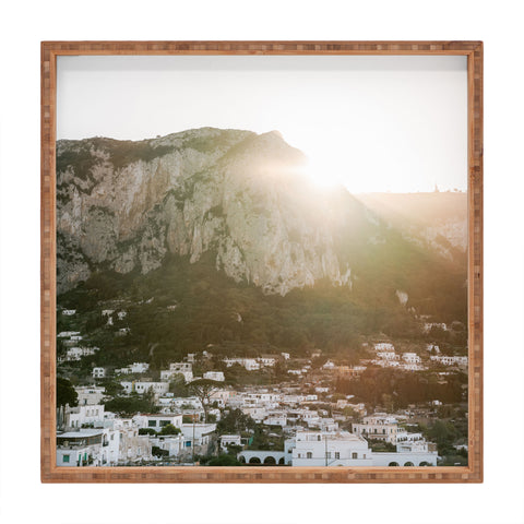 raisazwart Town of Capri Mountain View Square Tray