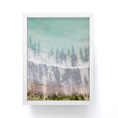 raisazwart Turquoise water Tropical travel Framed Mini Art Print