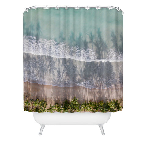 raisazwart Turquoise water Tropical travel Shower Curtain