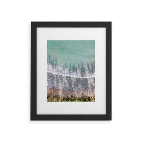 raisazwart Turquoise water Tropical travel Framed Art Print