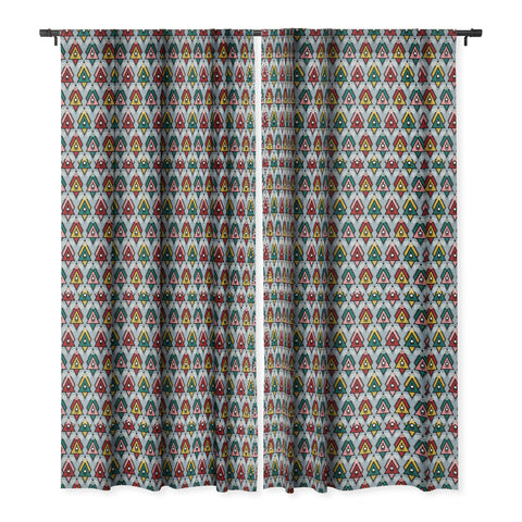 Raven Jumpo Abstract Ornaments Blackout Window Curtain