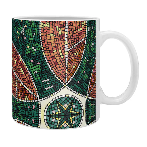 Raven Jumpo Jade Mosaic Coffee Mug