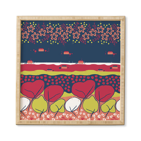 Raven Jumpo Matisse Inspired Flowers And Trees Framed Wall Art