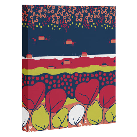 Raven Jumpo Matisse Inspired Flowers And Trees Art Canvas