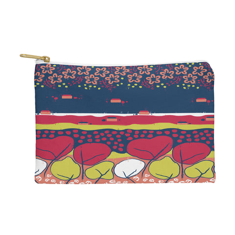 Raven Jumpo Matisse Inspired Flowers And Trees Pouch