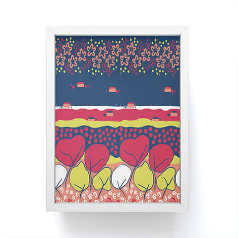 Raven Jumpo Matisse Inspired Flowers And Trees Framed Mini Art Print