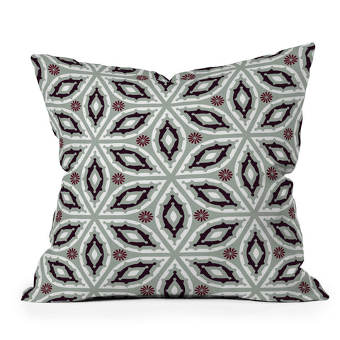Raven Jumpo Muted Geo Throw Pillow