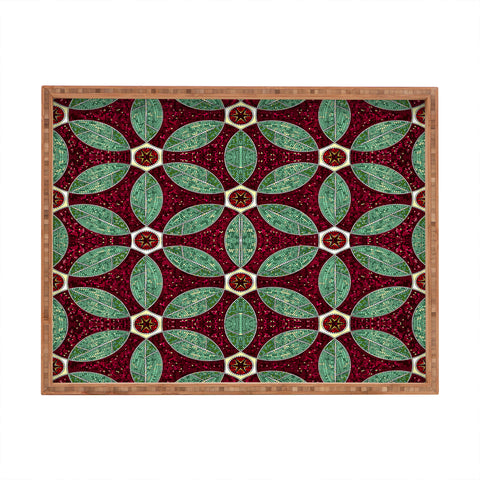 Raven Jumpo Pomegranate Mosaic Rectangular Tray